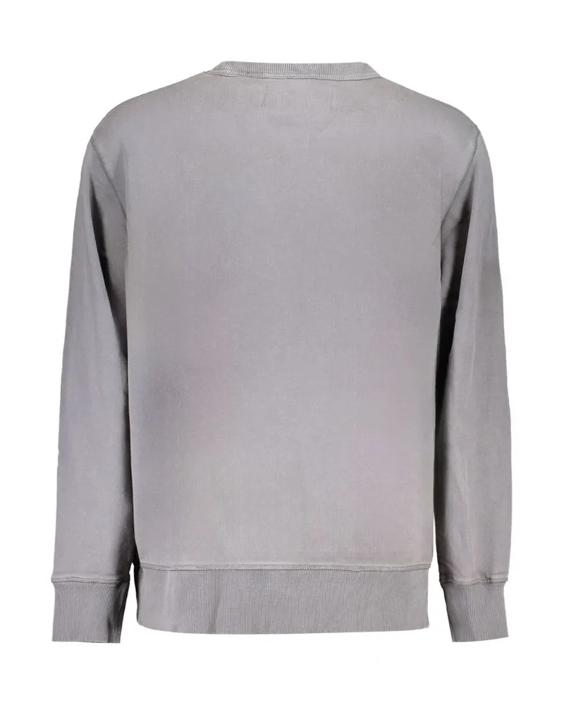 Calvin Klein Regenerative Cotton Crew Neck Sweatshirt — Gray Gray