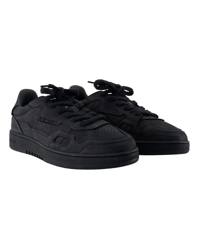 Axel Arigato Men's Dice Patchwork Sneakers -  Leather Black Calfskin Shoes Black