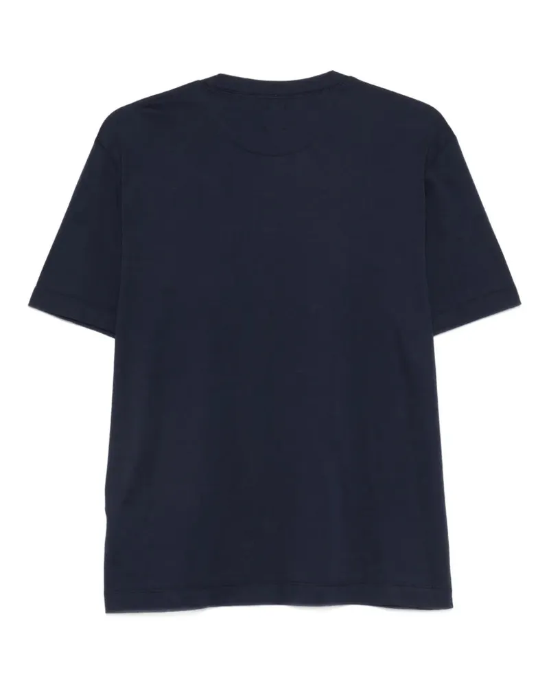 Eleventy Men's Crew-Neck T-Shirt Ss26 Navy