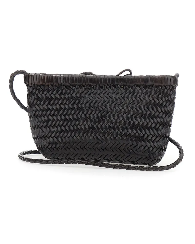 Dragon Diffusion Women's Mini Basket Bag Minsu Brown Leather Shoulder Brown