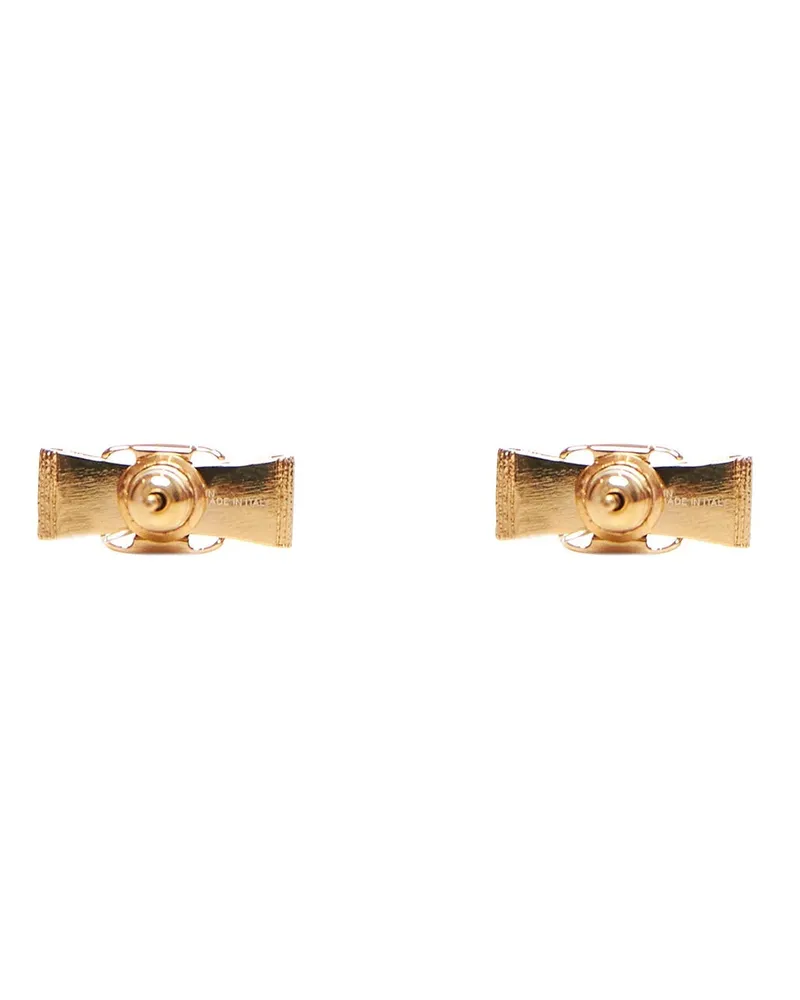 Ferragamo Women's Earrings Vara Bow Gold Brass Gold