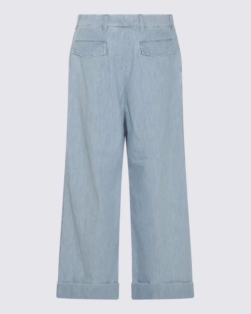 Valentino Garavani Men's Trousers Light Blue _pa; External: Co Blue