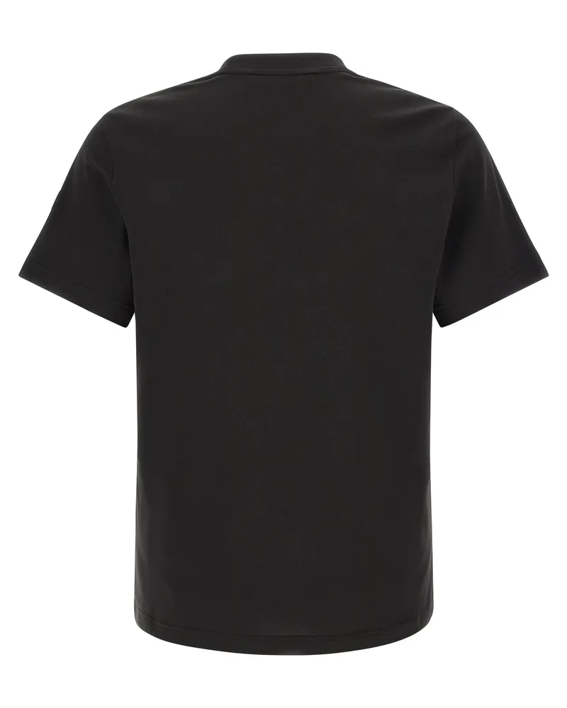 Moncler Men's Black Cotton T-Shirt Black