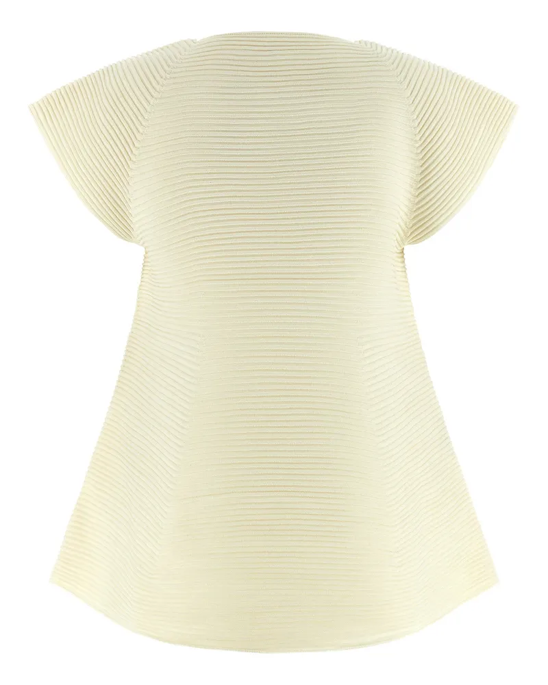 Issey Miyake Dress — Cream Cream