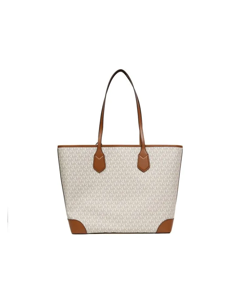 Michael Kors Women's Tote Vanilla Polyvinyl Chloride Tote-bags Beige