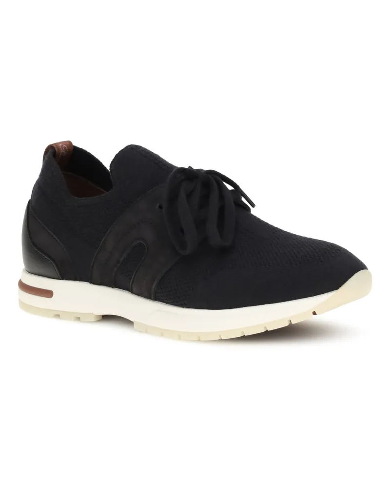 Loro Piana Women's Sneakers Flexy Walk Caviar Upper: Polyamide Trainers Black