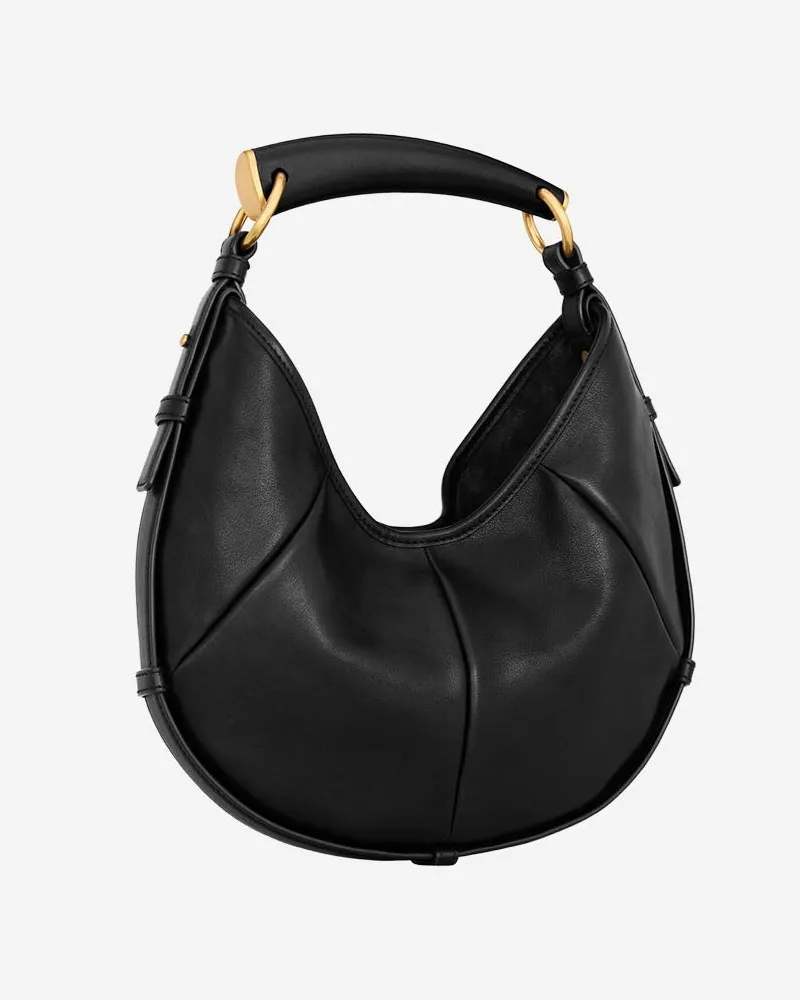 Saint Laurent Women's Leather Shoulder Bag Mombasa Black Black