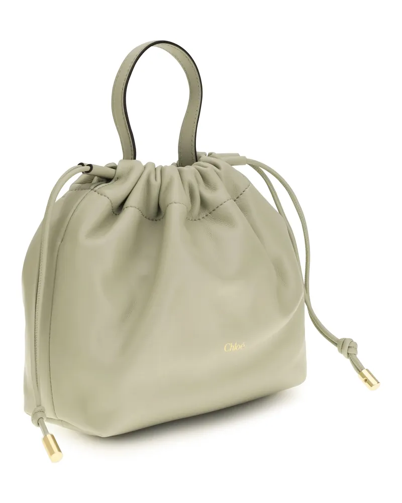 Chloé Lambskin Leather Chain Shoulder Bag — Beige Beige