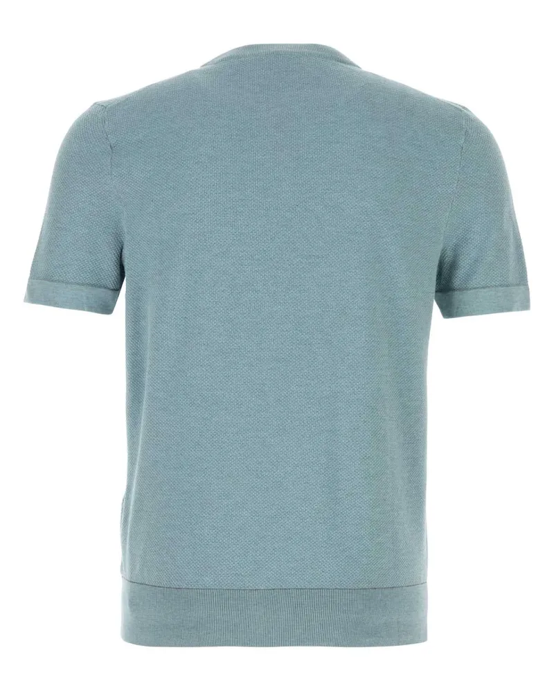Brioni Sea Island T-Shirt — Blue Blue