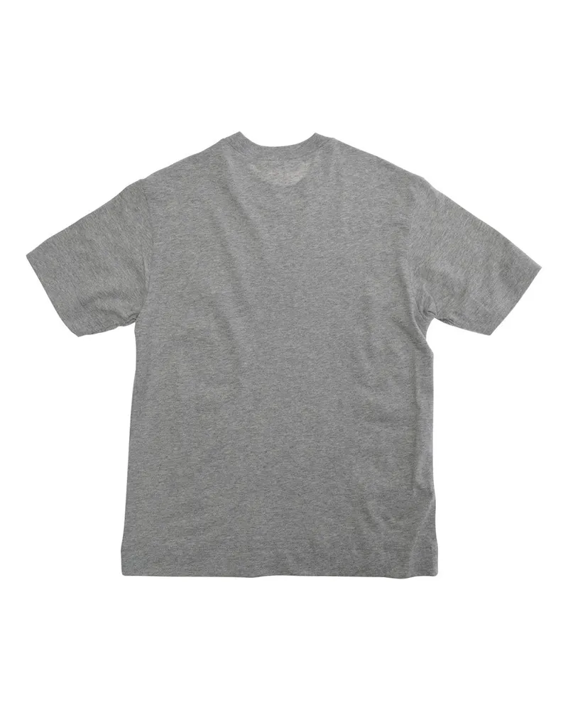 Marni Dinosaur-Print Cotton T-Shirt — Gray Gray