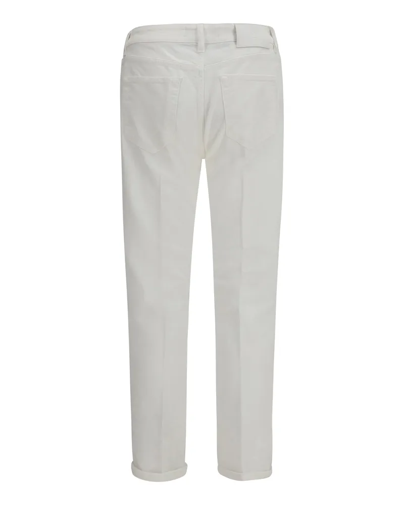 PT TORINO Men's Reggae Jeans Bianco Lana Cotton White