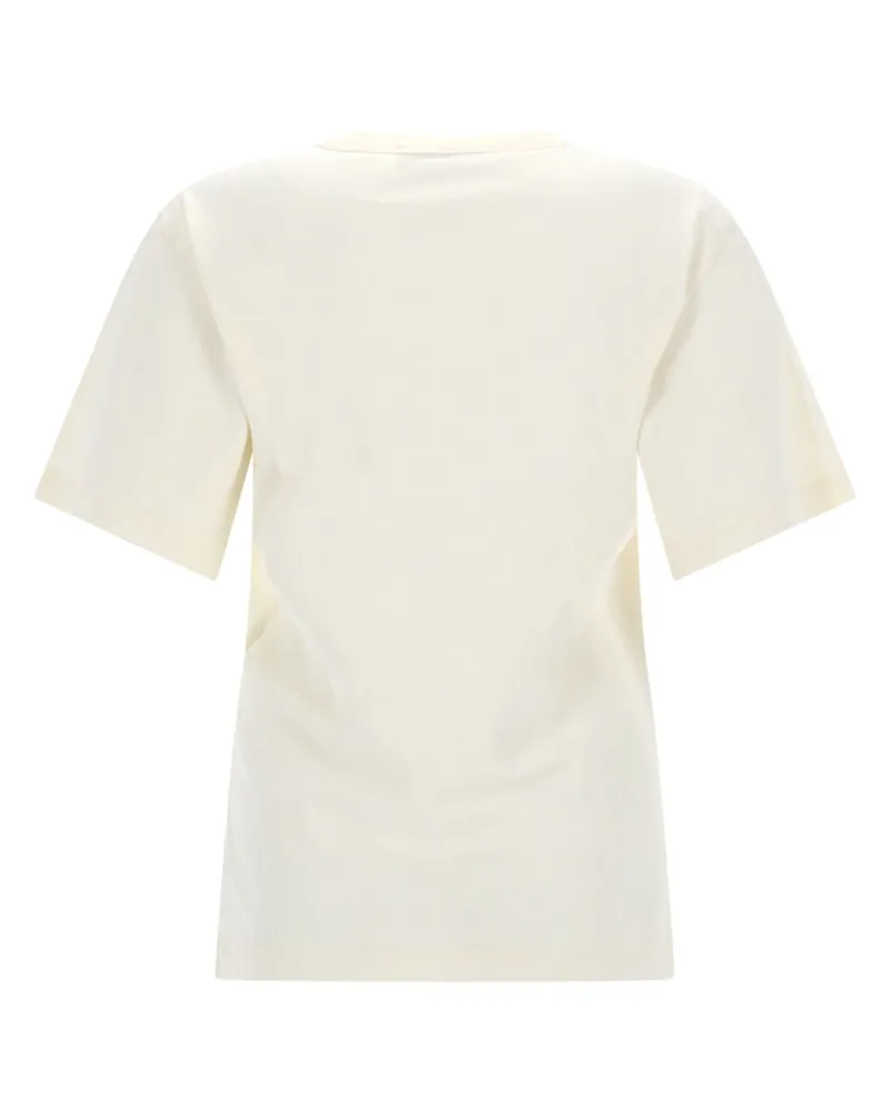 Christophe Lemaire Rib Cotton T-Shirt — Ivory Ivory