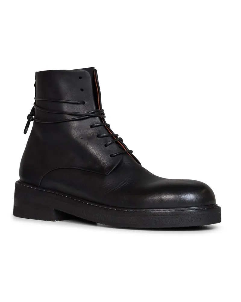 Marsèll Parrucca Combat Boot — Black Black
