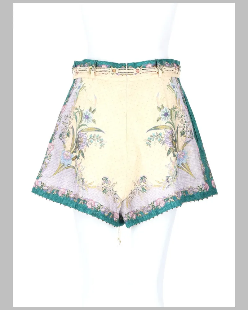 Zimmermann Bermuda Shorts — Multicolor Multicolor