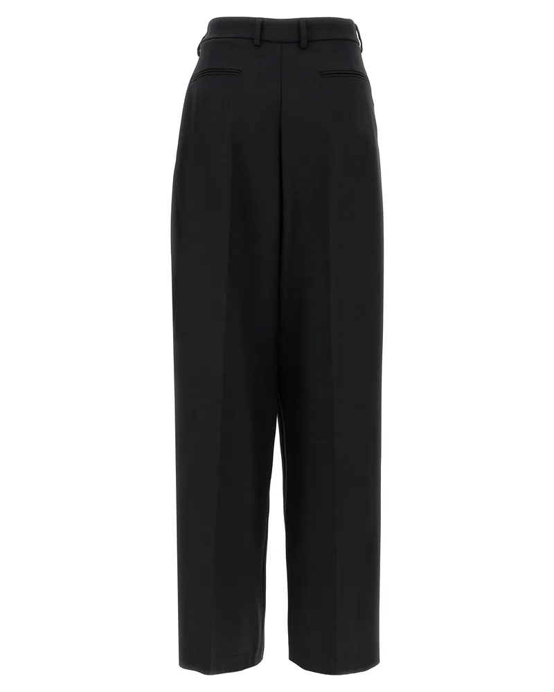 Giuseppe di Morabito Women's Black Virgin Wool Casual Pants Black