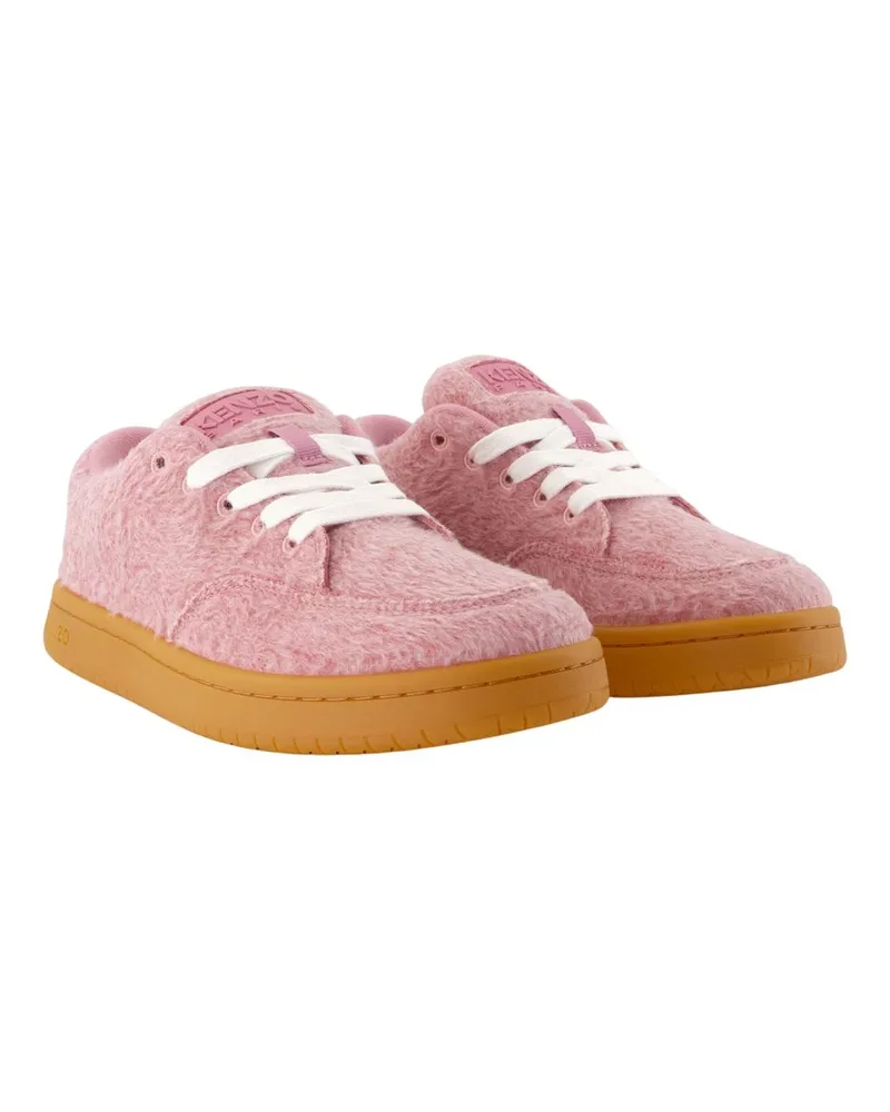 Kenzo Women's Dome Sneakers Pink Wool Pink