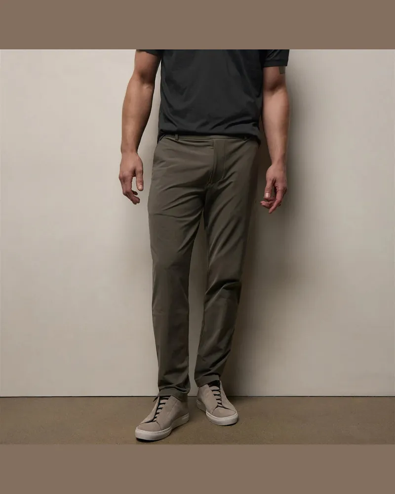 James Perse Men's High Performance Pant Tent Khaki Trousers Gray
