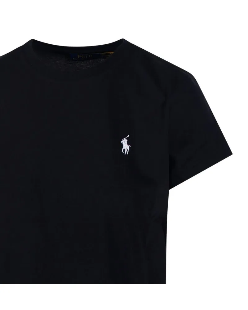 Ralph Lauren Women's T-Shirt Black Cotton T-Shirts & Jerseys Black