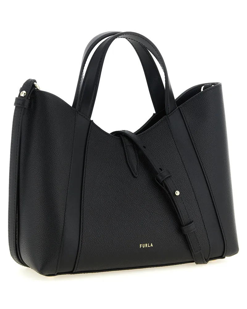 Furla Goccia S Tote Bag — Black Black