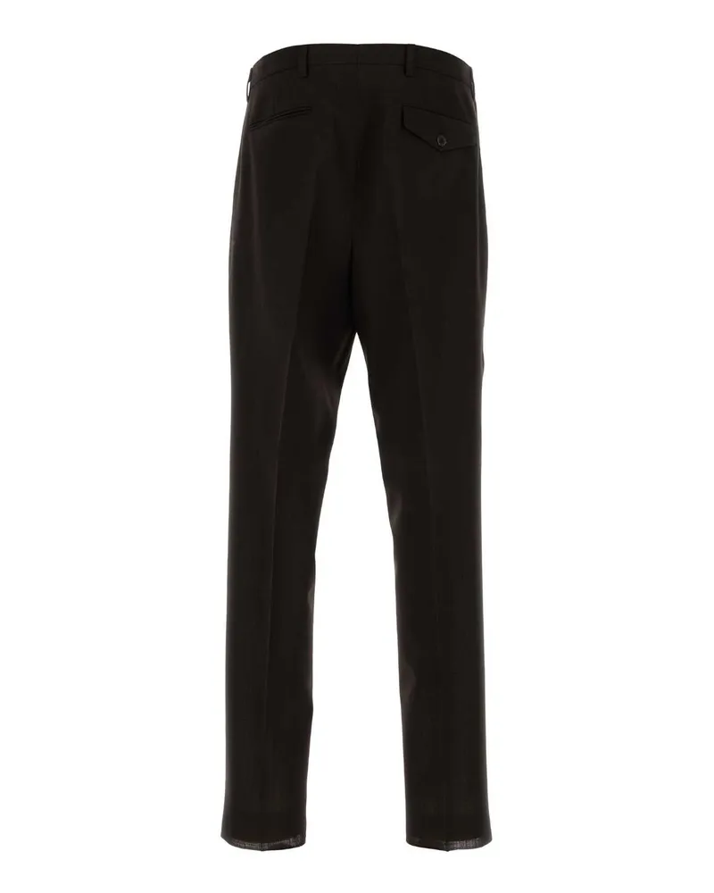 Prada Men's Wool Trousers Brown Brown