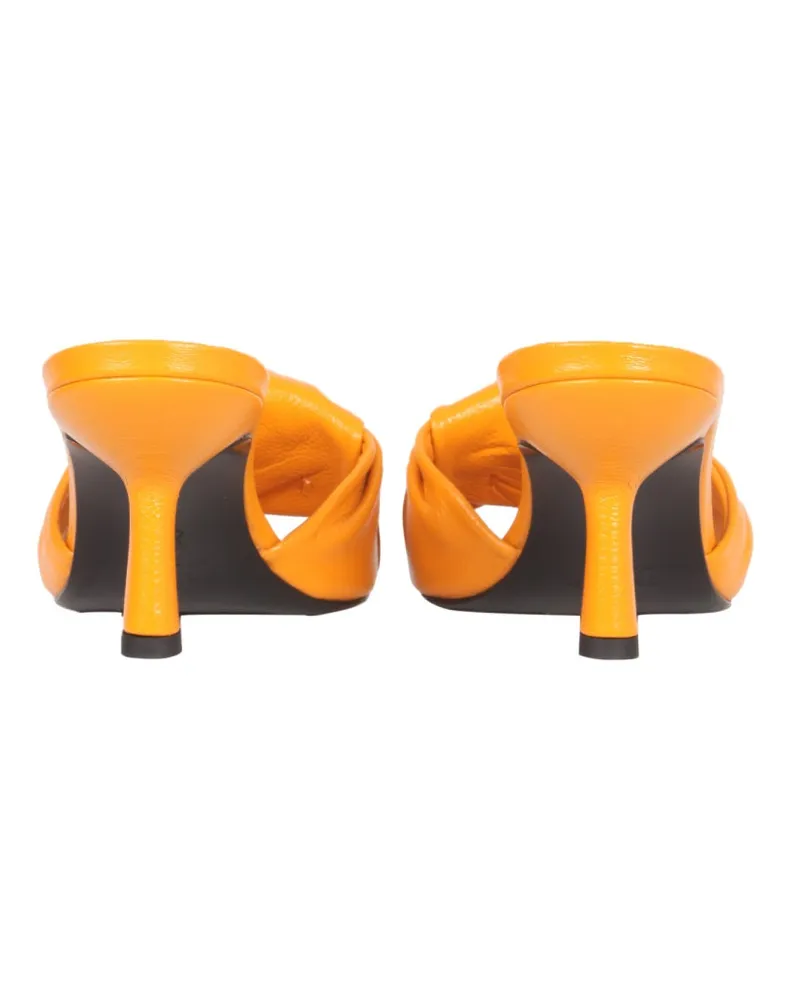 by FAR Leather Sandals — Orange Orange