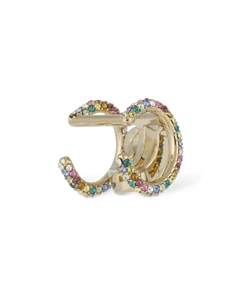 Burberry Women's Tb Pave Logo Earcuff Gold Accessories > Jewelry Gold