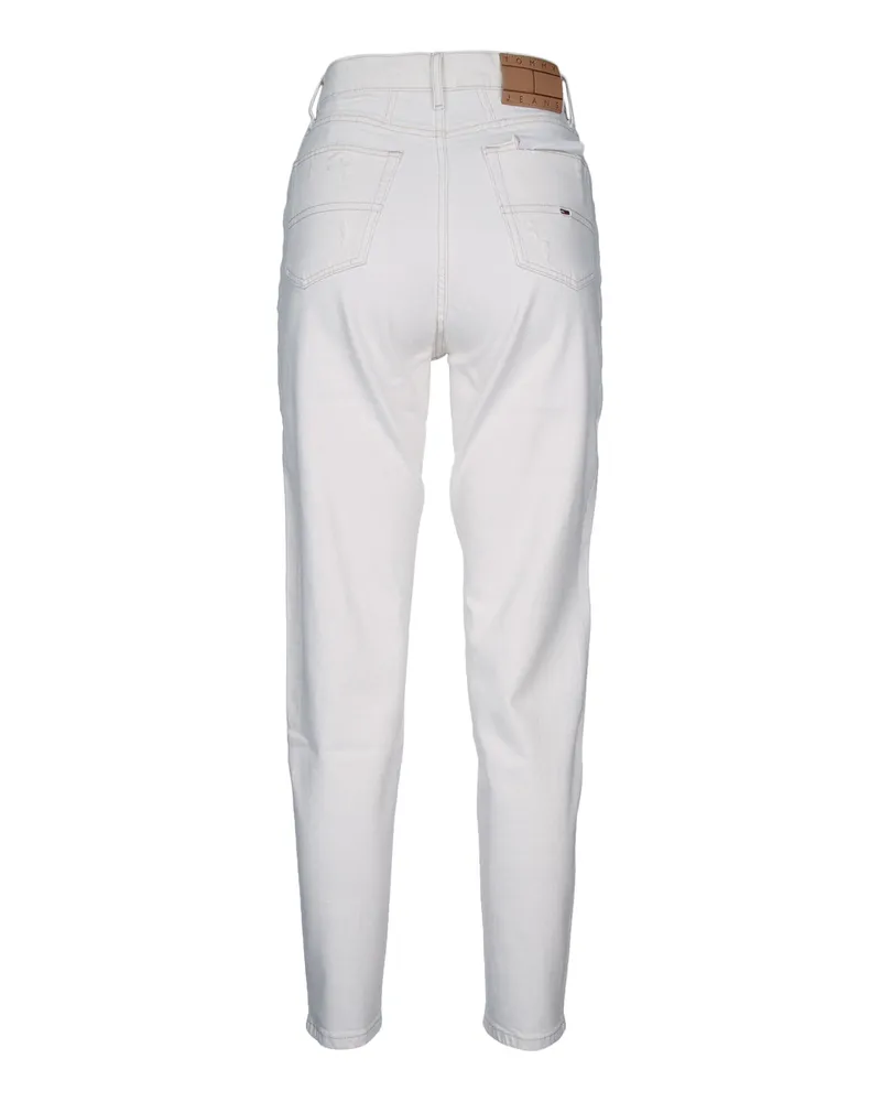 Tommy Hilfiger Women's Pantalone Denimcolor Regenerative Cotton () Pantaloni Trousers White