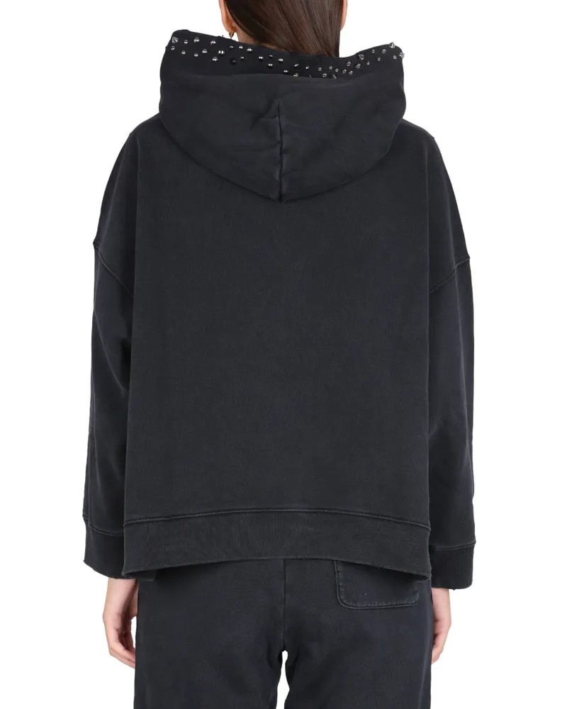 Versace Stud-Detailed Sweatshirt — Black Black