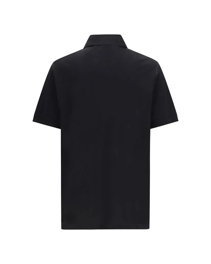 Dolce & Gabbana Men's Black Cotton Polo Shirt Black