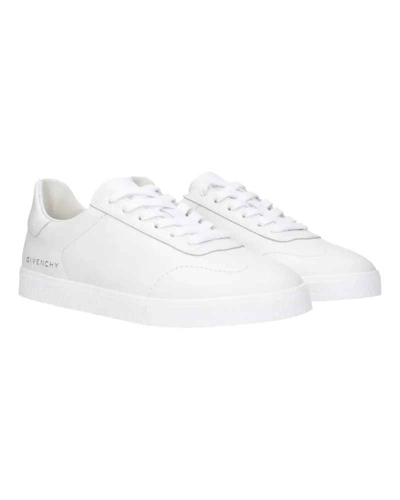Givenchy Women's White Leather Low Top Sneakers White