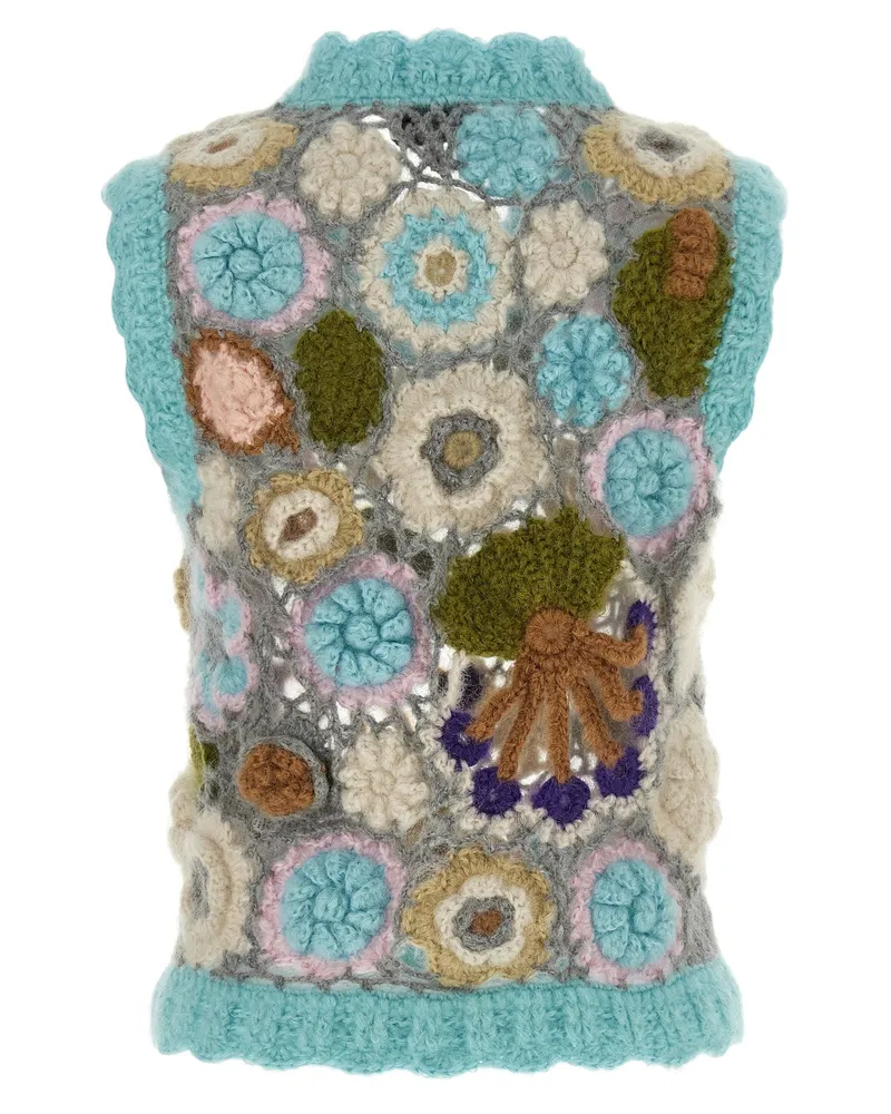 Ganni Vest — Turquoise Turquoise