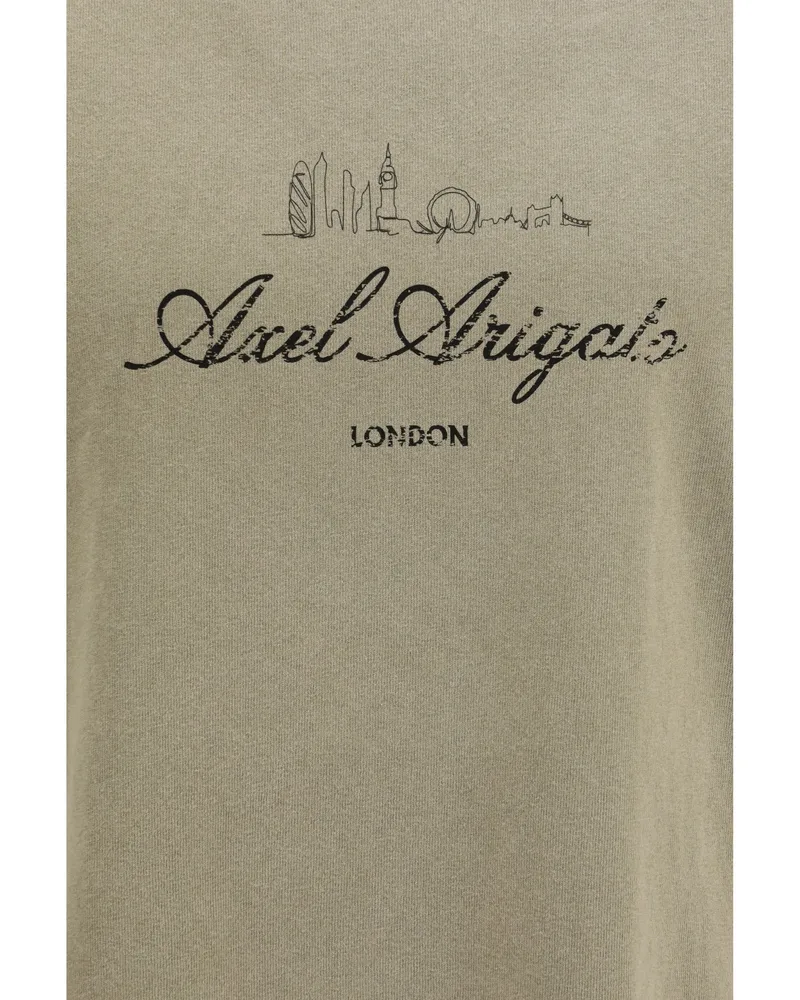Axel Arigato Ldn Washed Sky T-Shirt — Green 