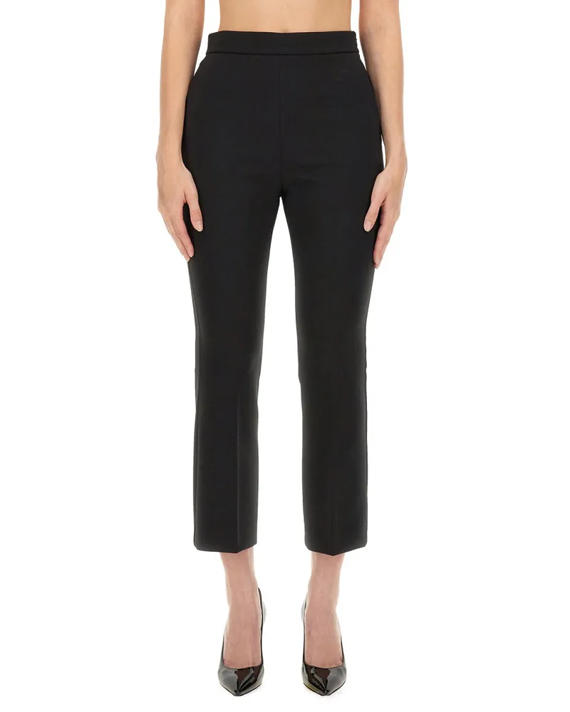 Max Mara Women's Trousers Parade Black Polyester Black