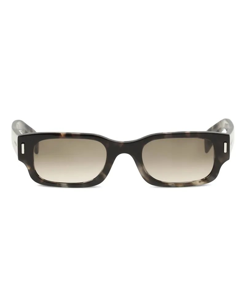 Alexander McQueen Women's Sunglasses Panthos Saddle Brown Acetate Brown