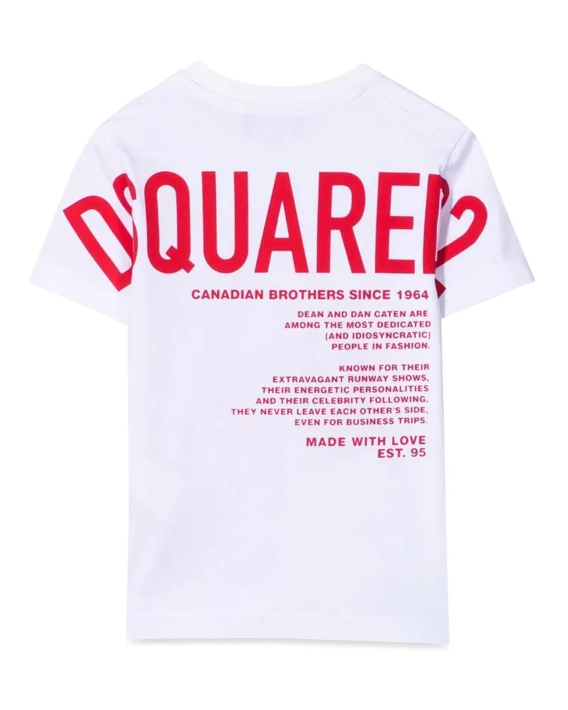 Dsquared2 100% Cotton T-Shirt — White White