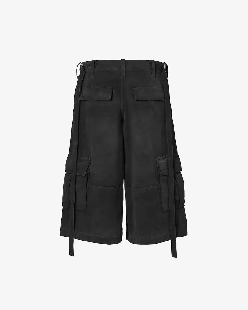 Fendi H26 Cargo Shorts — Black Black