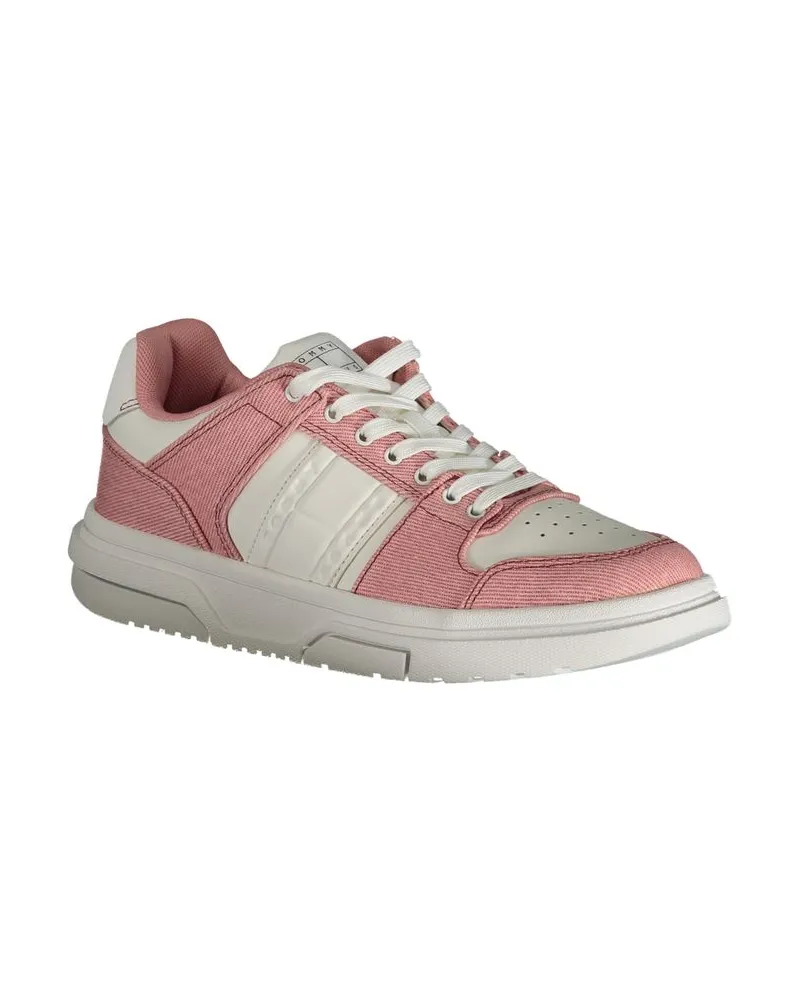 Tommy Hilfiger Colorblock Mesh & Leather Sneaker — Pink Pink