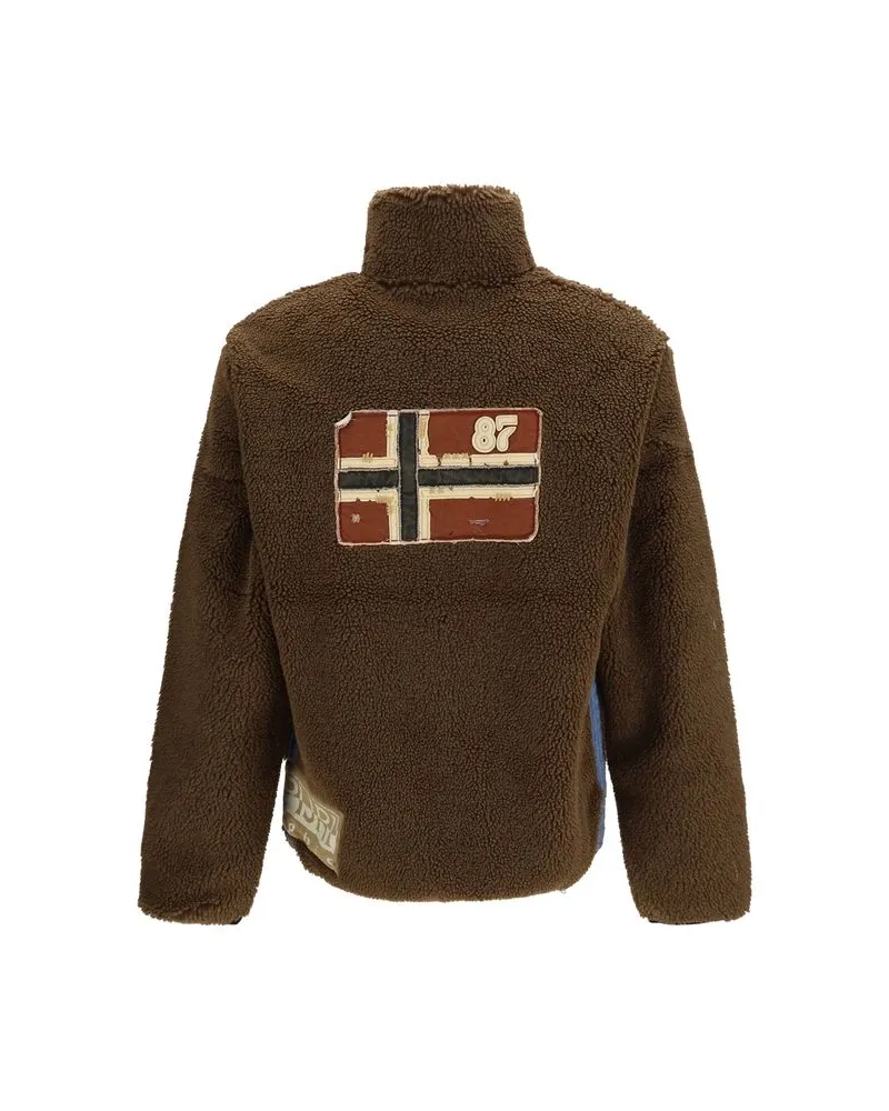 Napapijri Archive Sweatshirt — Brown Brown