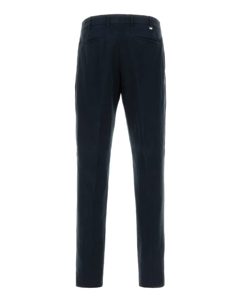 PT TORINO Men's Navy Blue Lyocell Blend Pant Y372 Pantaloni Navy
