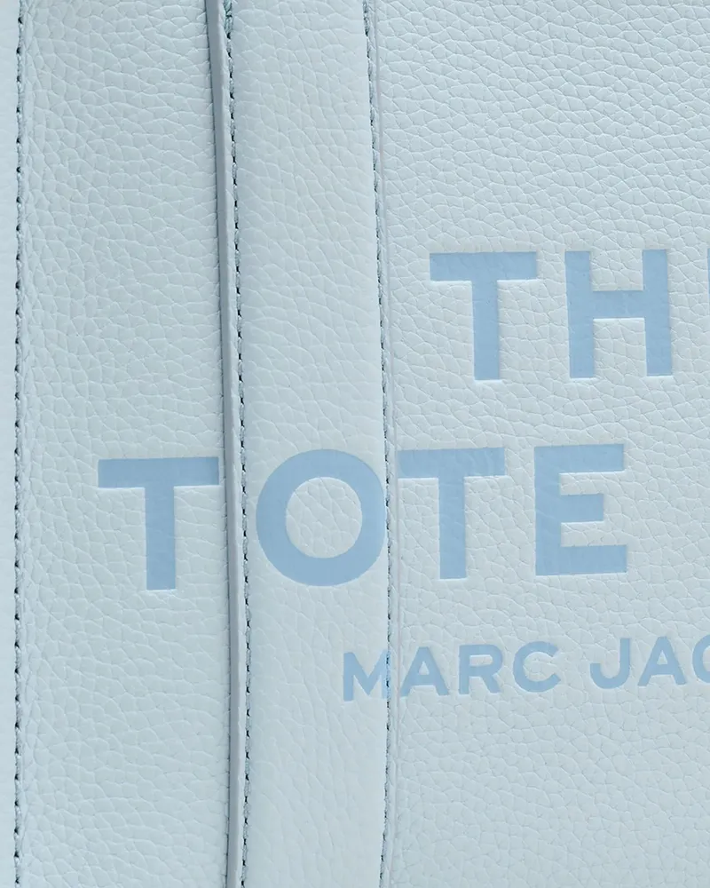 Marc Jacobs Women's Leather Small Tote Cloud Blue Handbags Hand Bags Blue