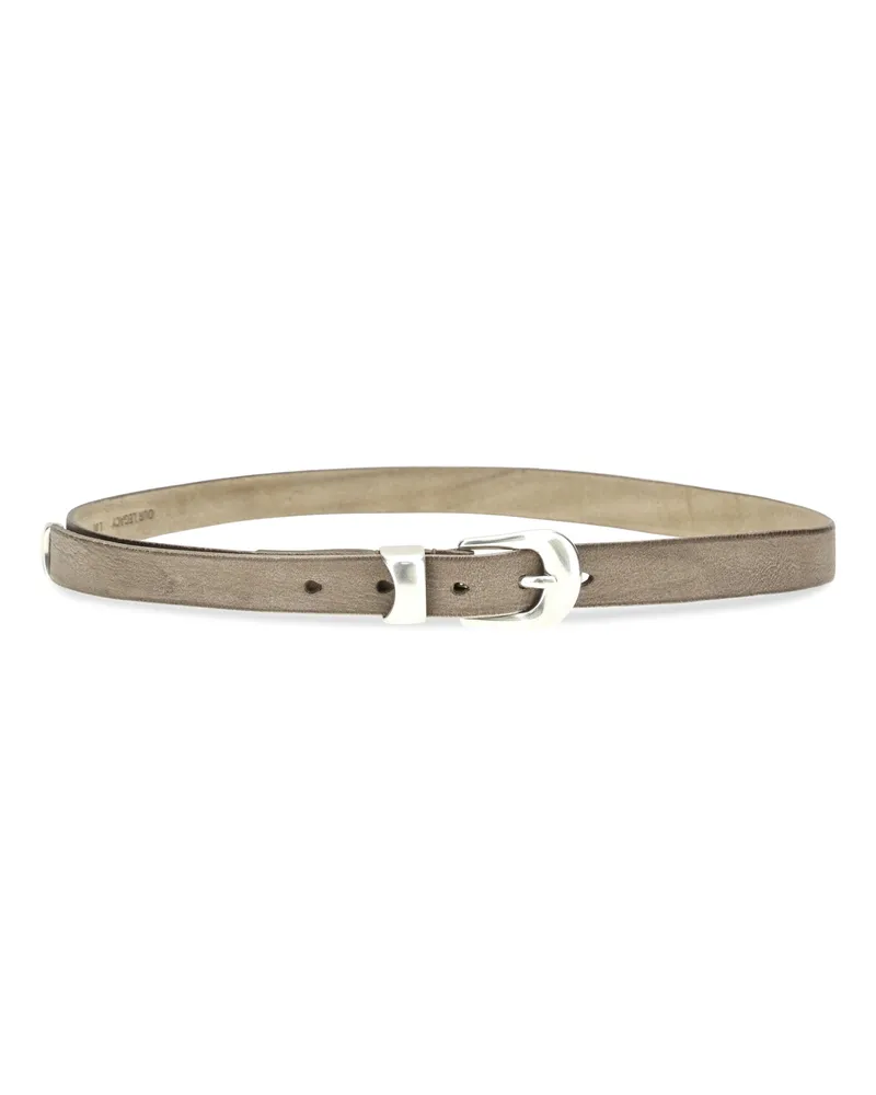 Our Legacy Italian Calf Leather Belt — Brown Brown