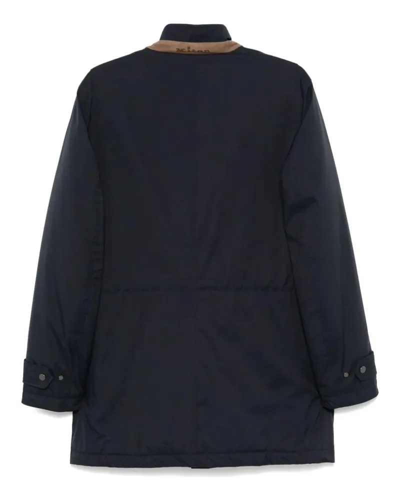 Kiton Men's Padded Coat Aw24 M Navy