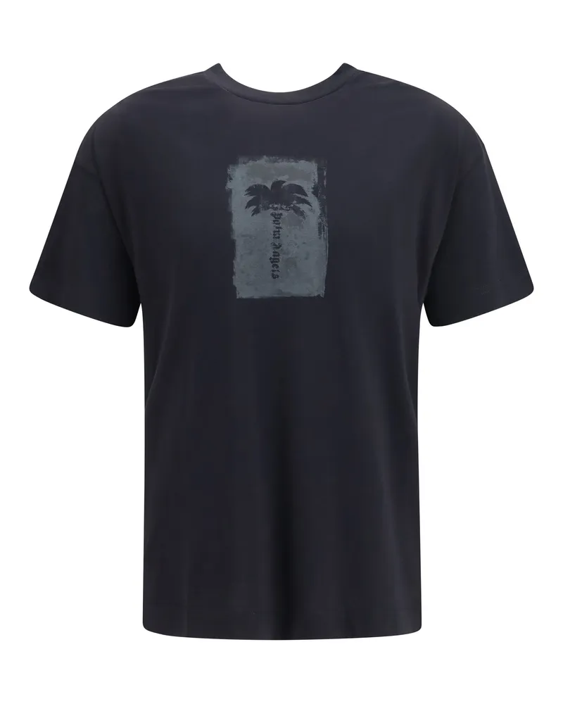 Palm Angels Graphic Cotton T-Shirt — Black Black