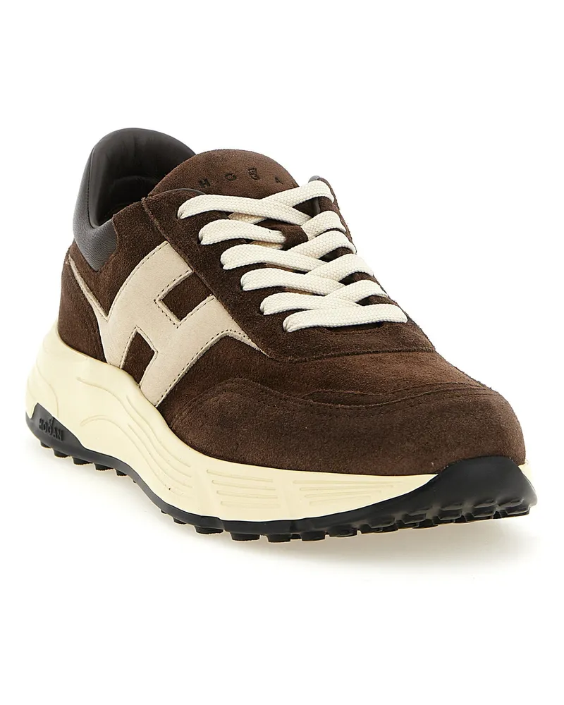 Hogan Hyperlight Sneakers — Brown Brown