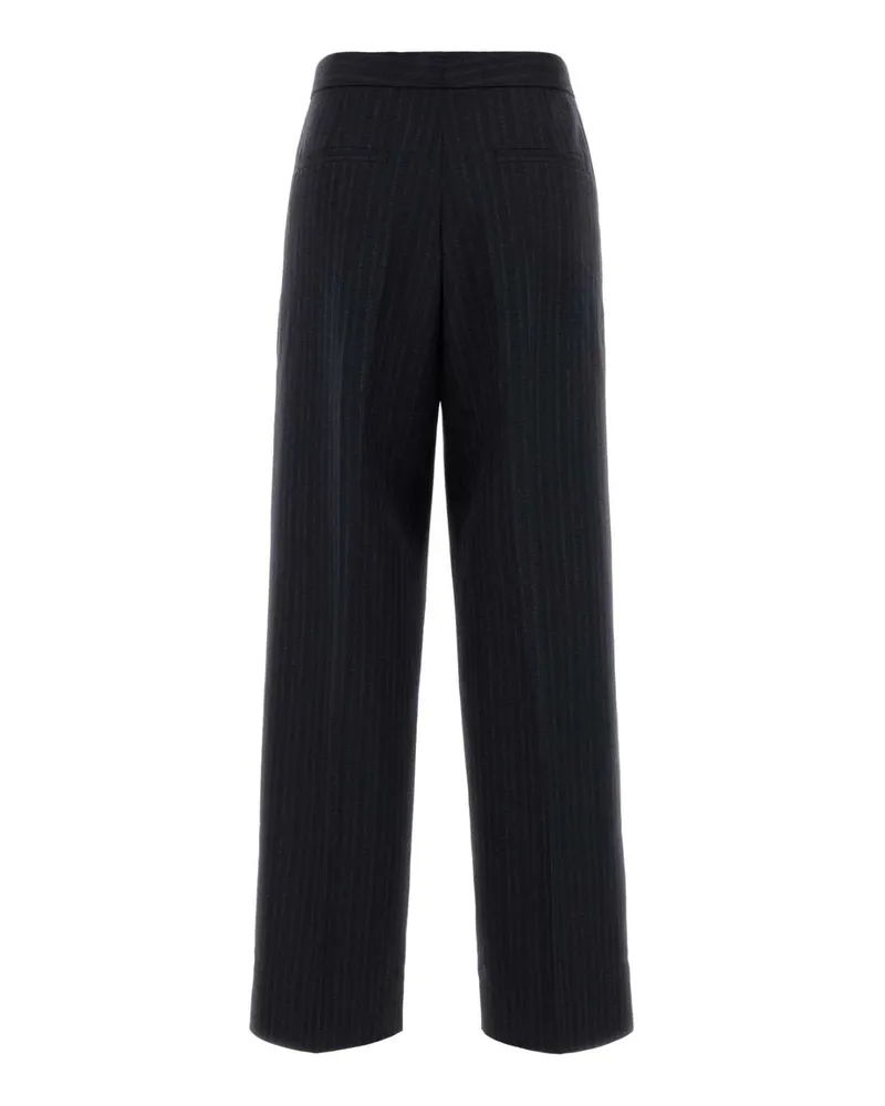 Jil Sander 416 Exterior: Wool Pantaloni Trousers Black