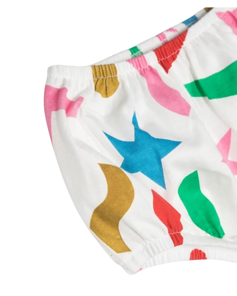 Stella McCartney Culottes Hybrid Skirt — Multicolor Multicolor