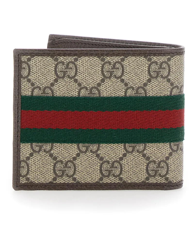 Gucci Men's Wallet Ophidia Beige Leather Beige