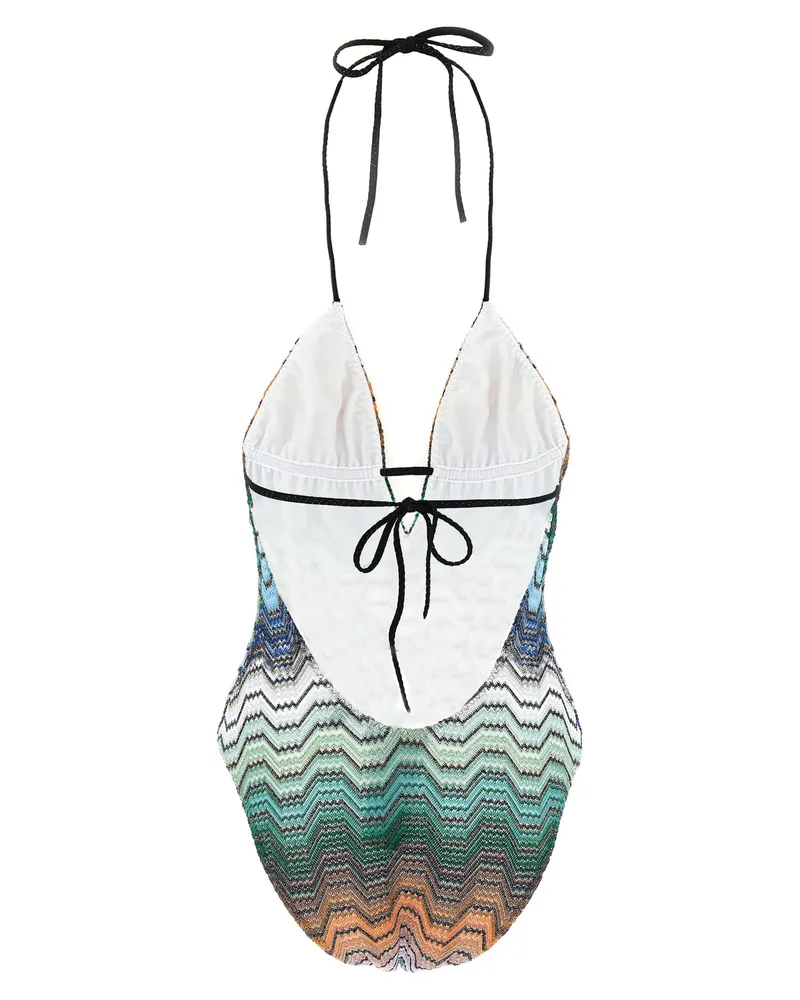 Missoni Women's Multicolor Polyester One-Piece Swimsuit Clothing Multicolor