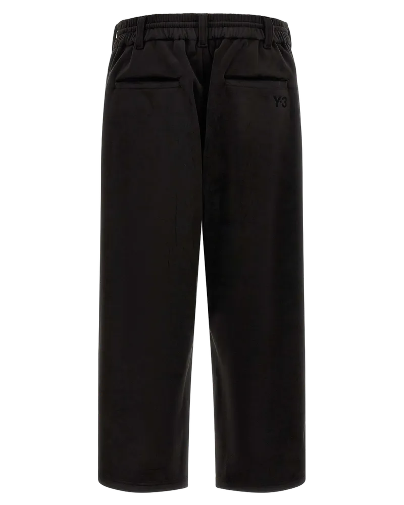 Y-3 Men's Black Recycled Polyester Joggers (workout Pants Black