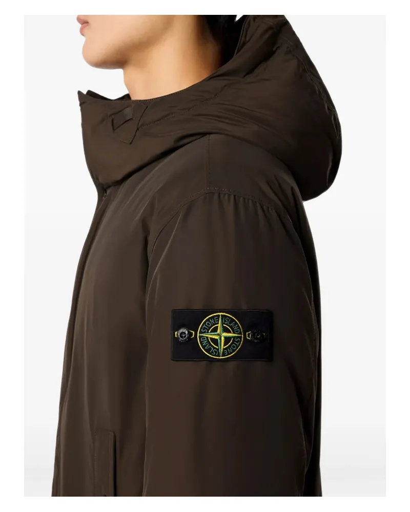 Stone Island Technical Nylon-Polyester Jacket — Green Green